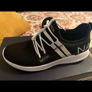 Black and white nautica lightweight sneakers. Size 7